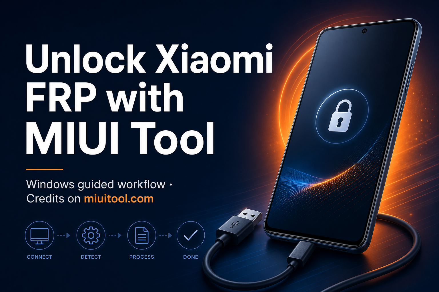 miuitool.com — Xiaomi / Redmi / POCO FRP unlock